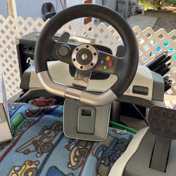 X Box 360 Racing Wheel With Pedals