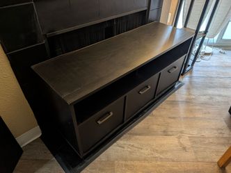 Black Entertainment Center | TV Stand | Media Cabinet