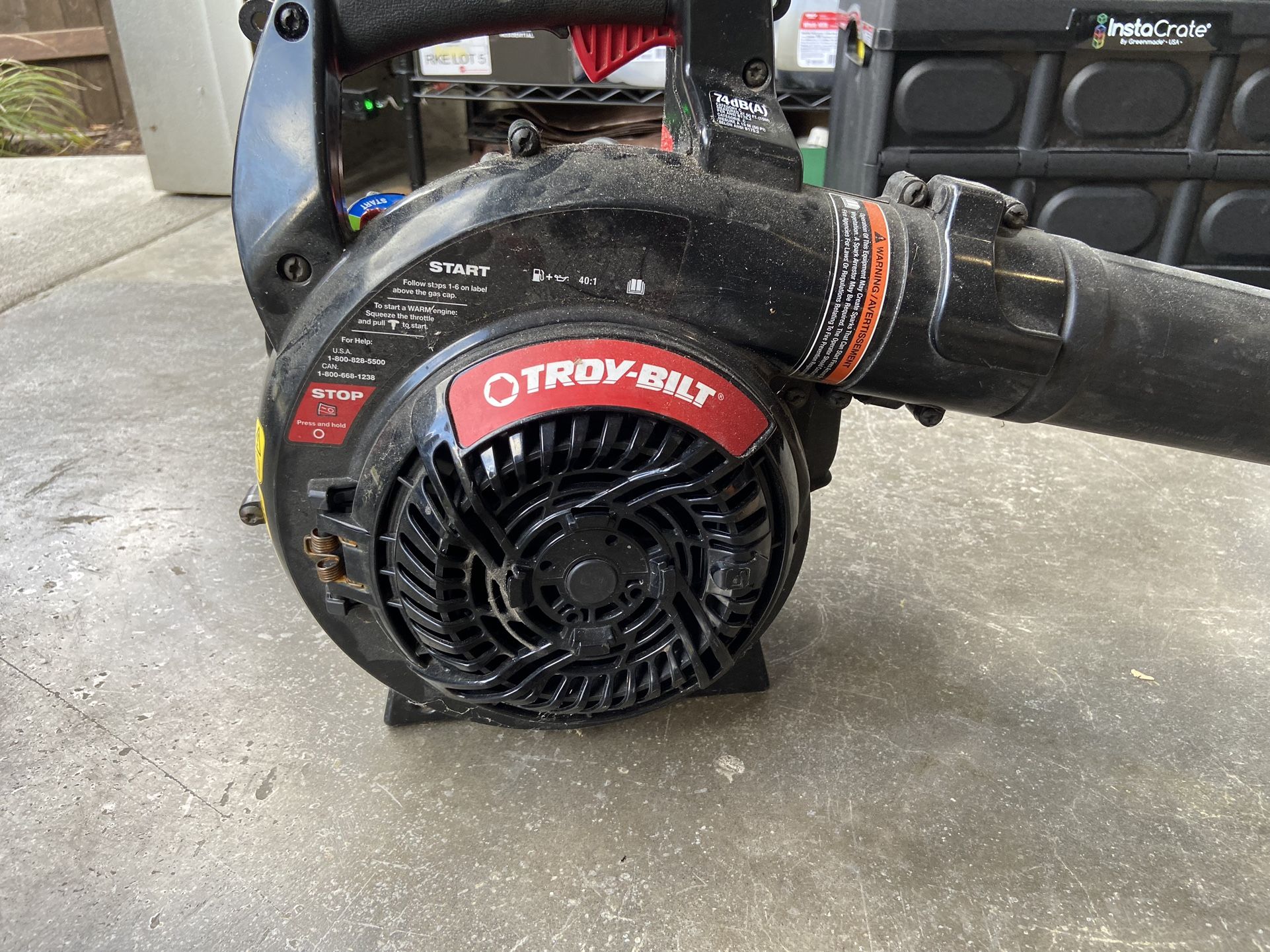 TroyBilt Leaf Blower
