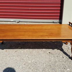 Vintage Maple Long Coffee Table