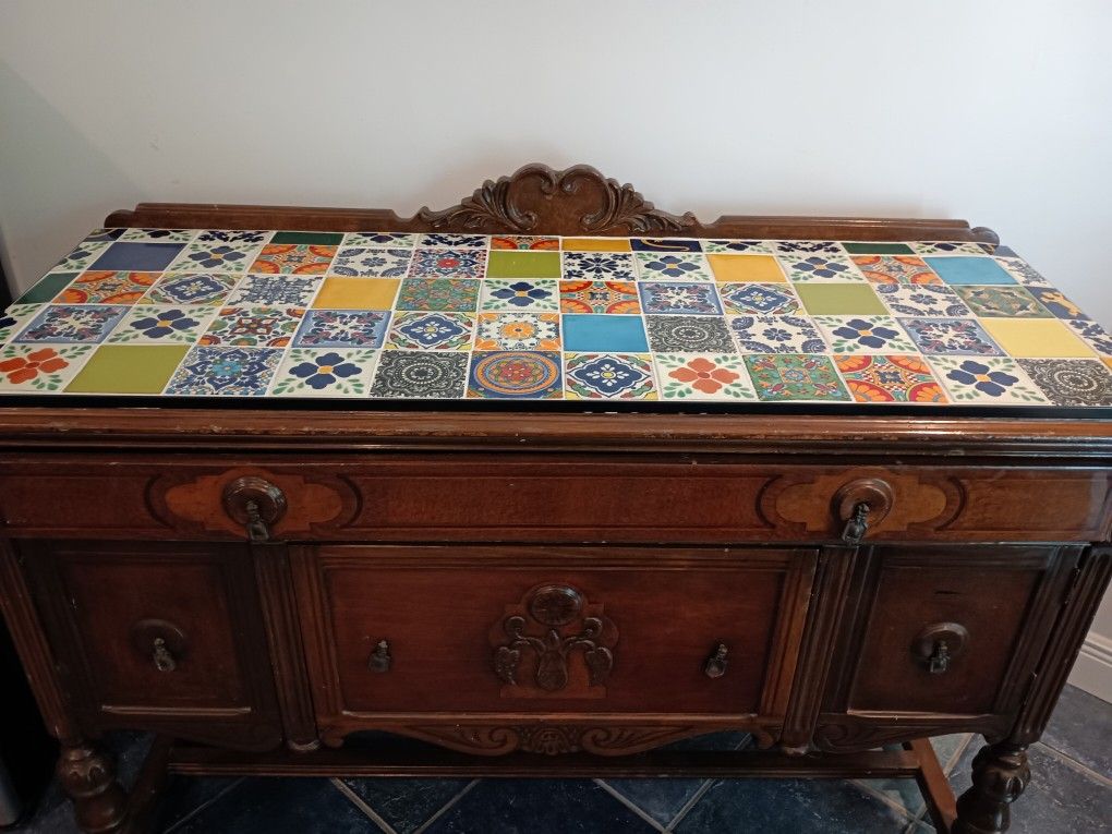 Buffet Table - Handmade Top