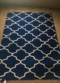 Royal blue area rug