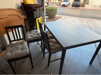 Table and chairs