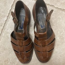 Bragano by Cole Haan Closed-toe Leather Sandals Size 9M 