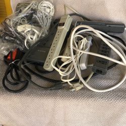 Quantity 6 Outlet Surge Protectors & Numerous Extension Cords