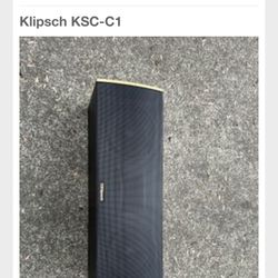 Klipsch KSC-1 Center Speaker Flawless $50 Takes It