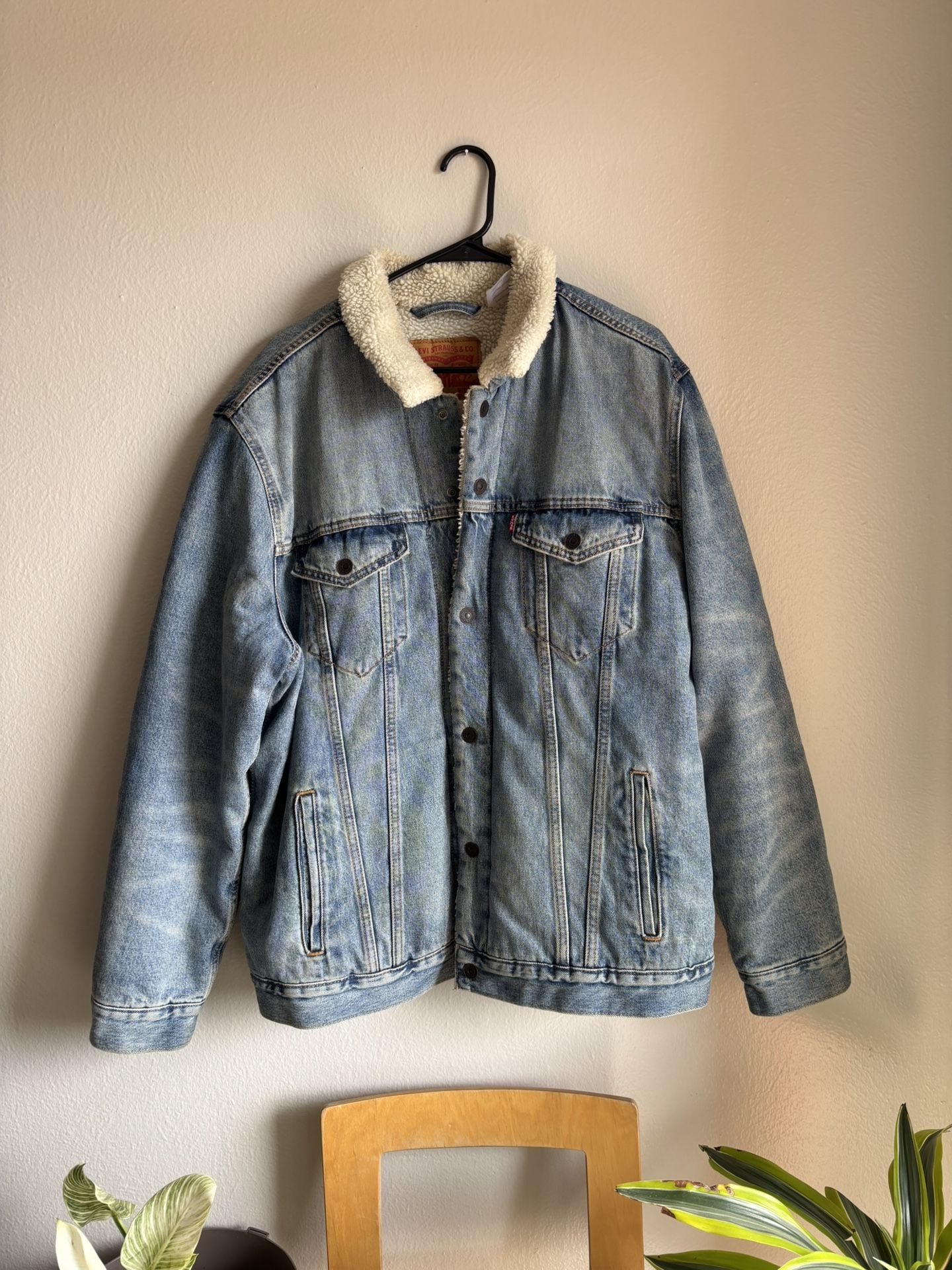 Levi Sherpa Jean Jacket - XXL