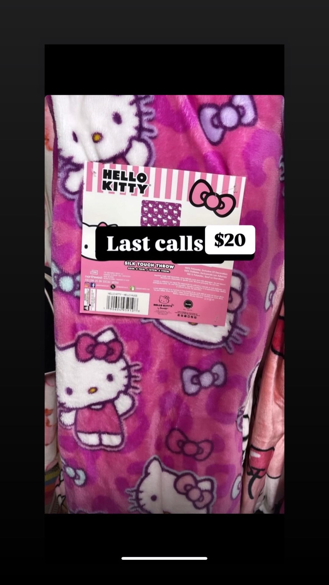 Hello Kitty Blanket 
