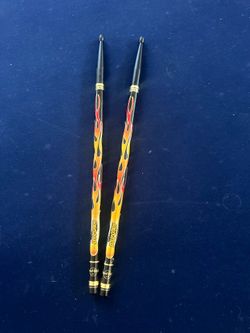 Harley Davidson Drumsticks Flame design Never Used Biloxi Mississippi