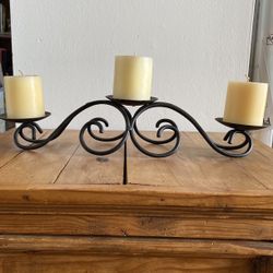 Iron Candle Holder 