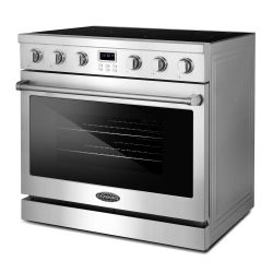 New Open Box 36" Electric Range with 6 Function Convection Oven