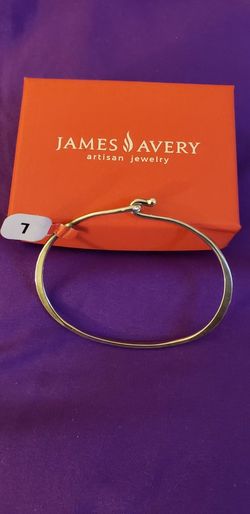 NWT James Avery Hammered Hook On Bracelet