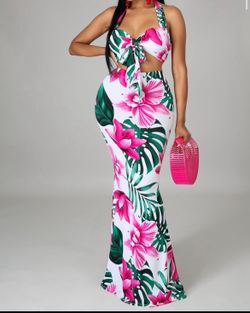 2 Pc floral Set 