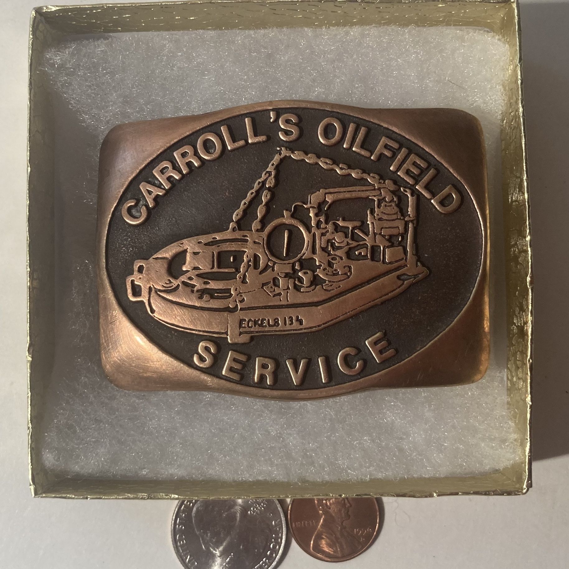 Vintage 1980 Belt Buckle Car rolls Oil Field Service for Sale in Lakeside CA OfferUp