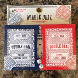 2 Pack Playing Card Set For Poker Or Any Card Games