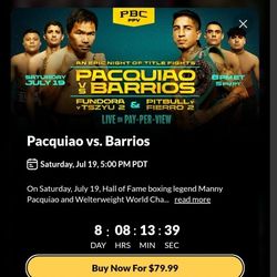 Pacquiao Boxing Fight Tv Box