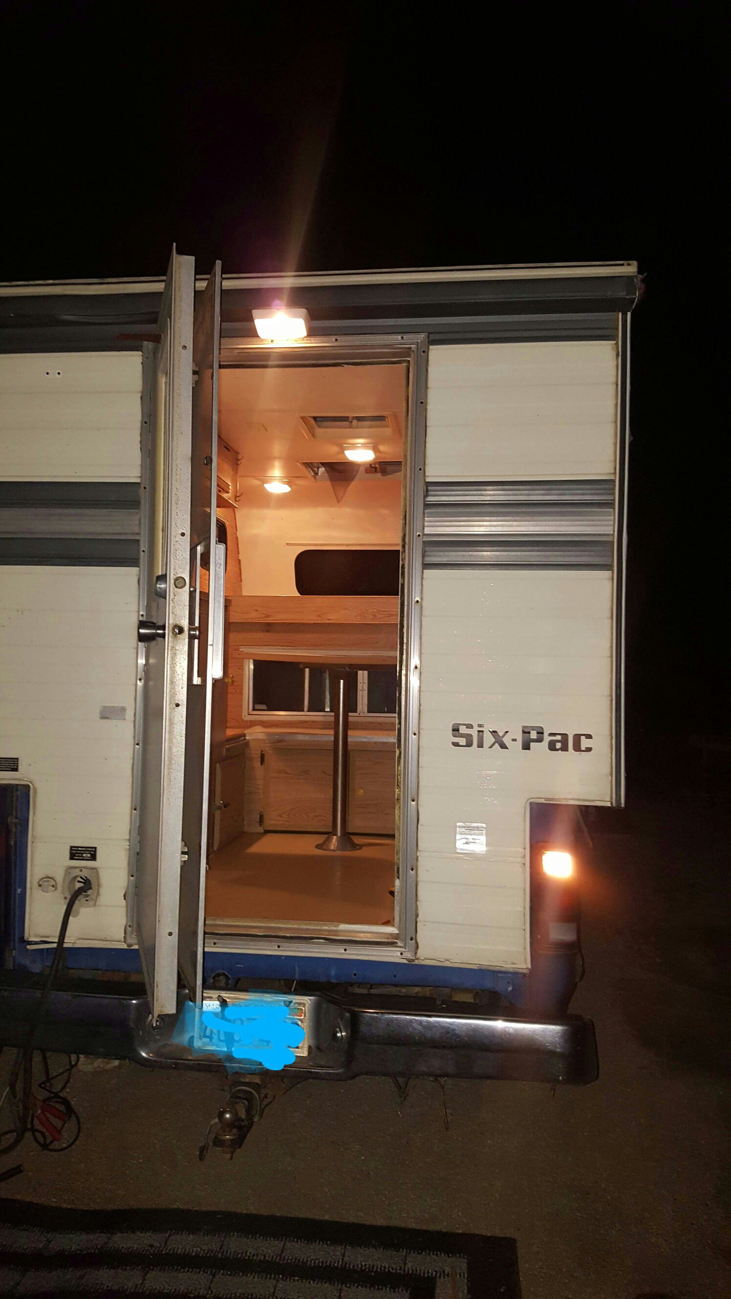 Six pac truck camper
