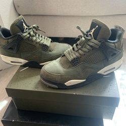 jordan 4 medium olive