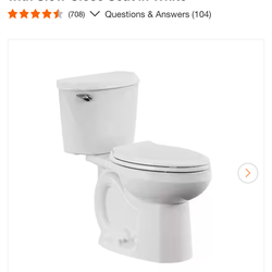 New Toilet Elongated