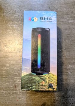 Portable Wireless Bluetooth Speaker, 16W Stereo Sound with Multiple RGB LED Lights, IPX5 Waterproof Bluetooth Speakers, BT5.3, TWS Surround Pairing, L