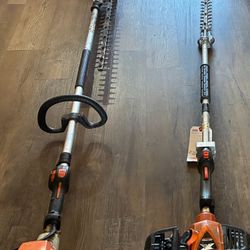 Stihl Fold In Half Trimmer And Echo Straight Trimmer