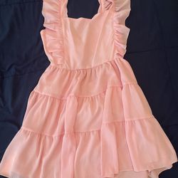 Pink Ruffle Dress