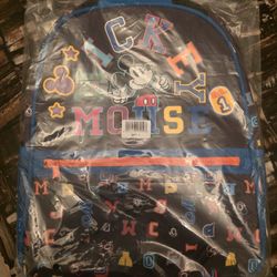 Disney store mickey mouse backpack with tech sleeve