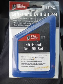 LEFT HAND DRILL BIT SET