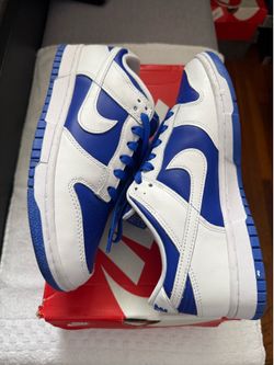 Racer Blue Dunks - Size 8