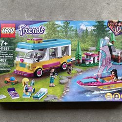 LEGO FRIENDS 41681 FOREST CAMPER VAN AND SAILBOAT SEALED IN BOX