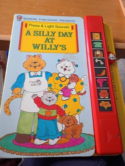 Vintage press and light sounds a silly day at Willy's book