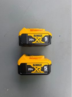 2  Dewalt batteries