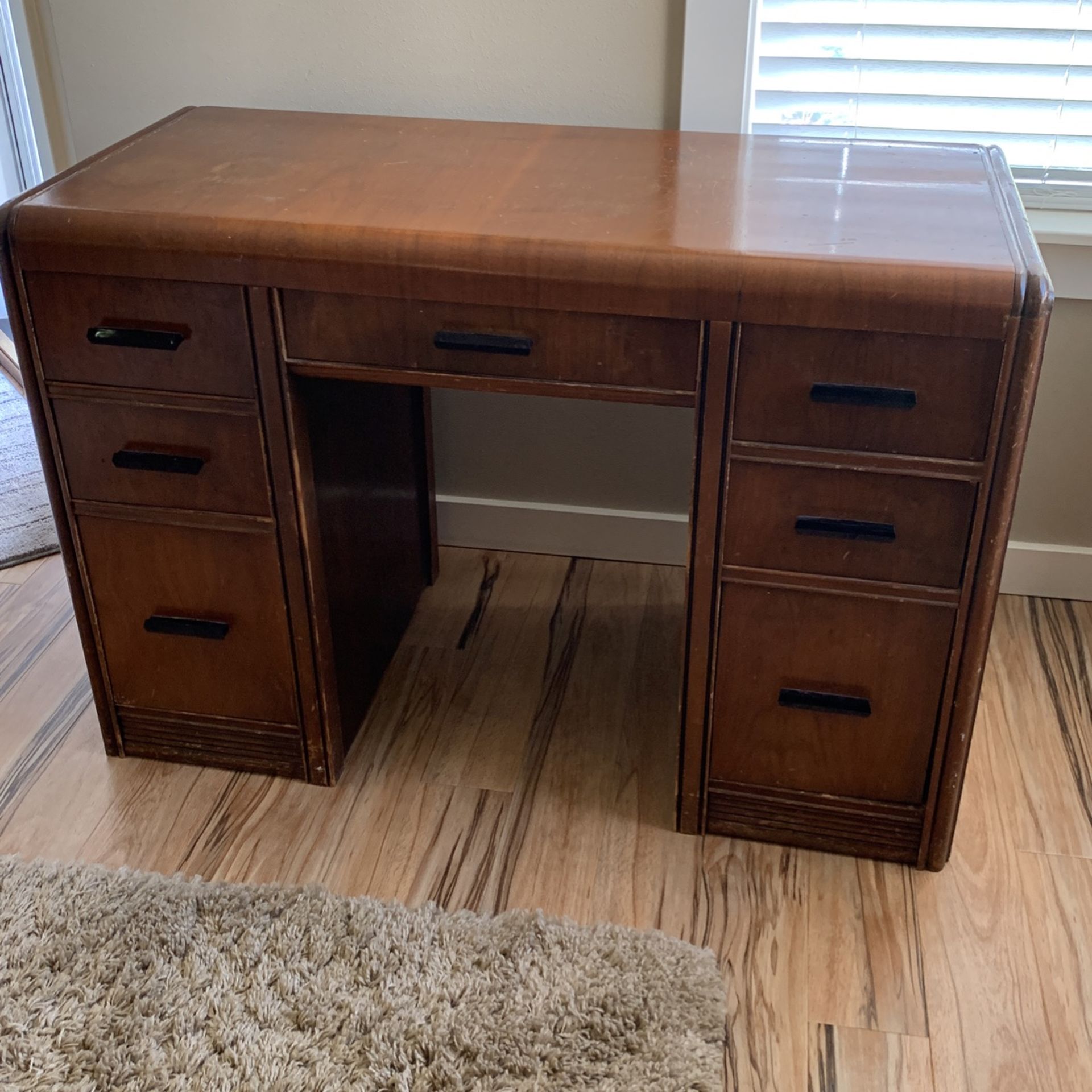 Antique Waterfall Desk