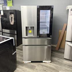 LG Stainless Steel Insta View 4-Door Refrigerator 💥FINANCING AVAILABLE 💥