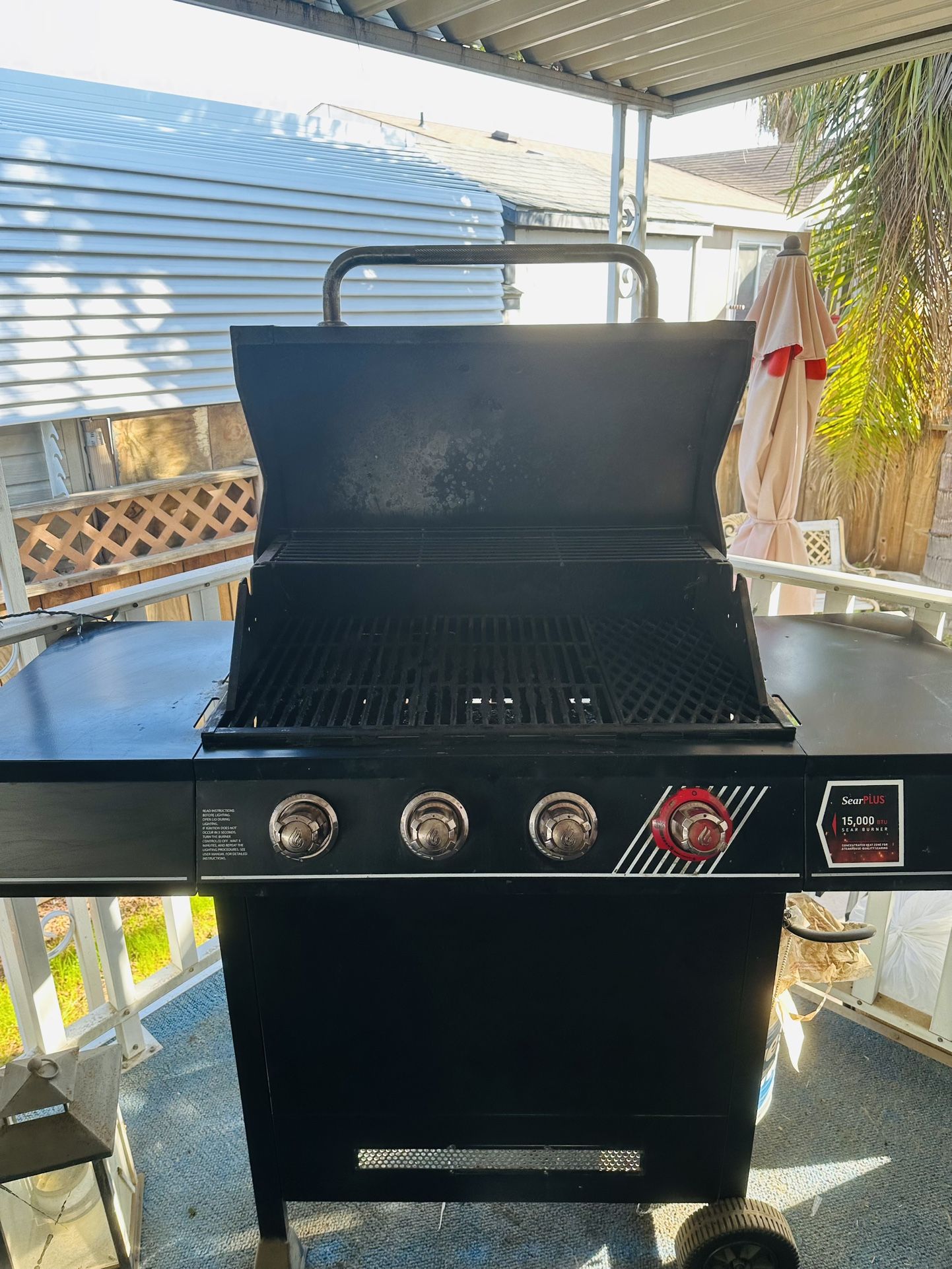 Sear Burner Dyno Grill Burner Dyna-Glo 5-Burner Propane Gas Grill