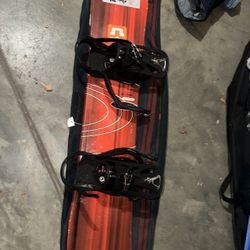 Fulltilt Standard Size Snowboard With Burton Bindings