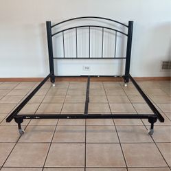 Full Black Metal Bed Frame