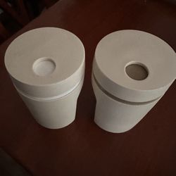 Vintage Tupperware salt and pepper shakers,