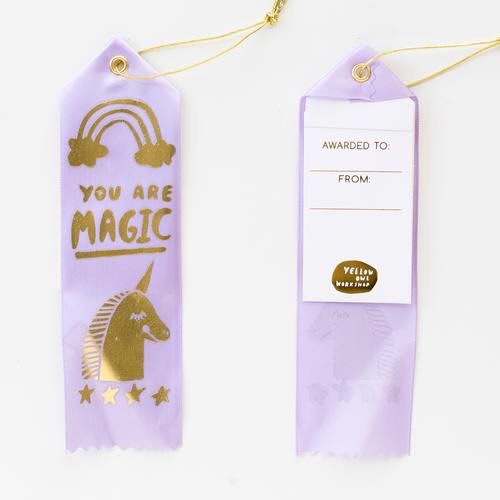 Award ribbon cards - you are magic