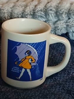 Vintage Morton Salt “When It Rains It Pours” 1968 Mug