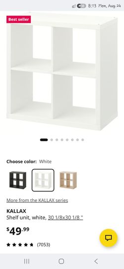 IKEA KALLAX White Shelf Unit
