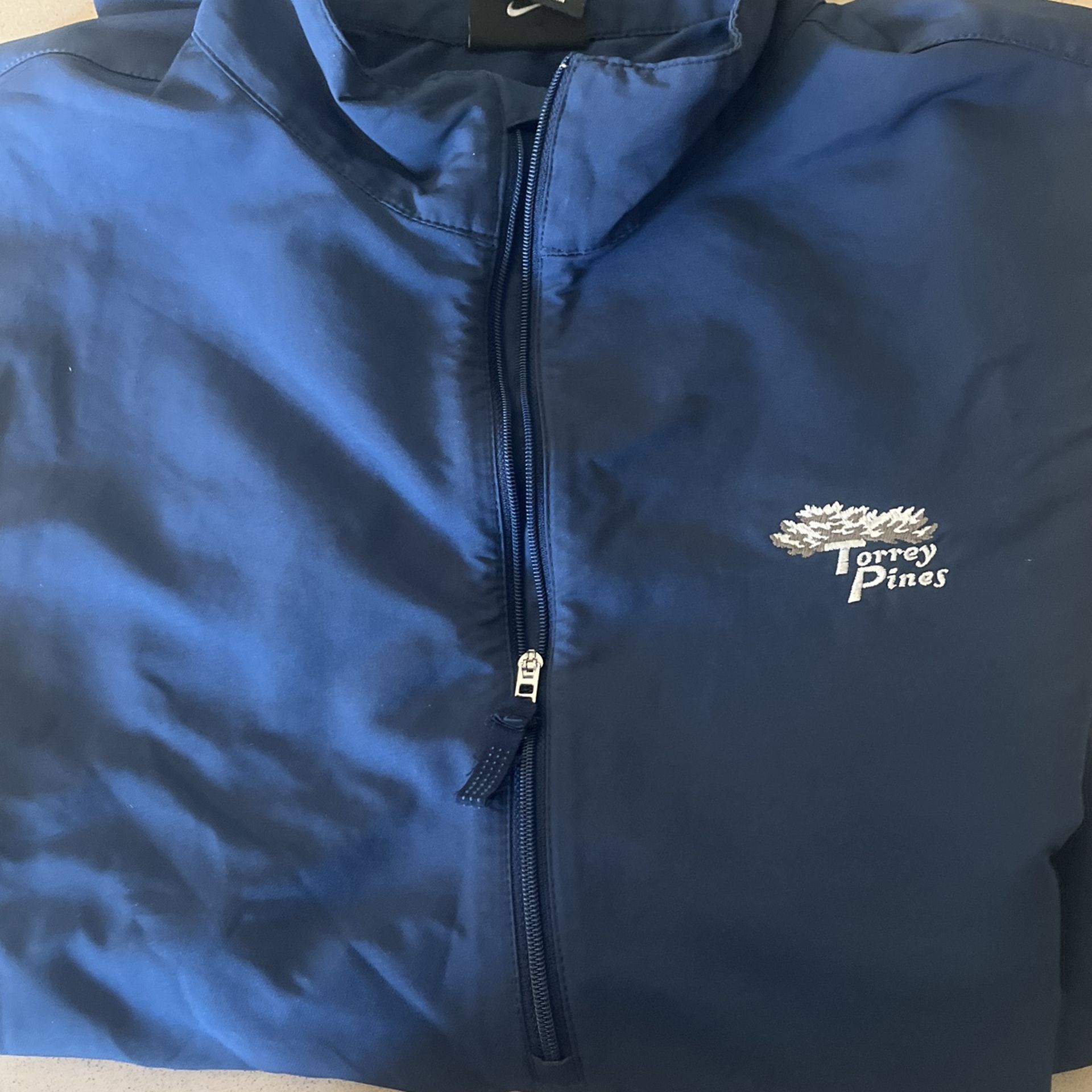 Nike Golf Torrey Pines 1/2 Zip Half Sleeve Windbreaker L