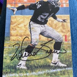 Autographed HOF Art Collector Card