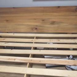 Solid Wood Custom Made Cal King Bed.