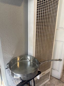 Princess House Sarten Clasico Grande Stainless Steel De 5 Quartos.
