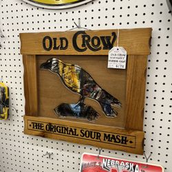 Old Crow Mirror Sign