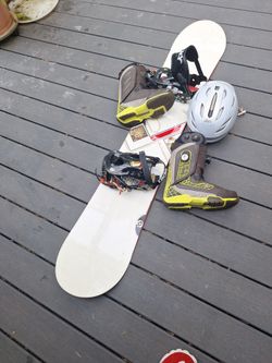 160cm salomon Snowboard double boa boots mondo 26.