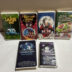 VHS — $5 or 2 for $8