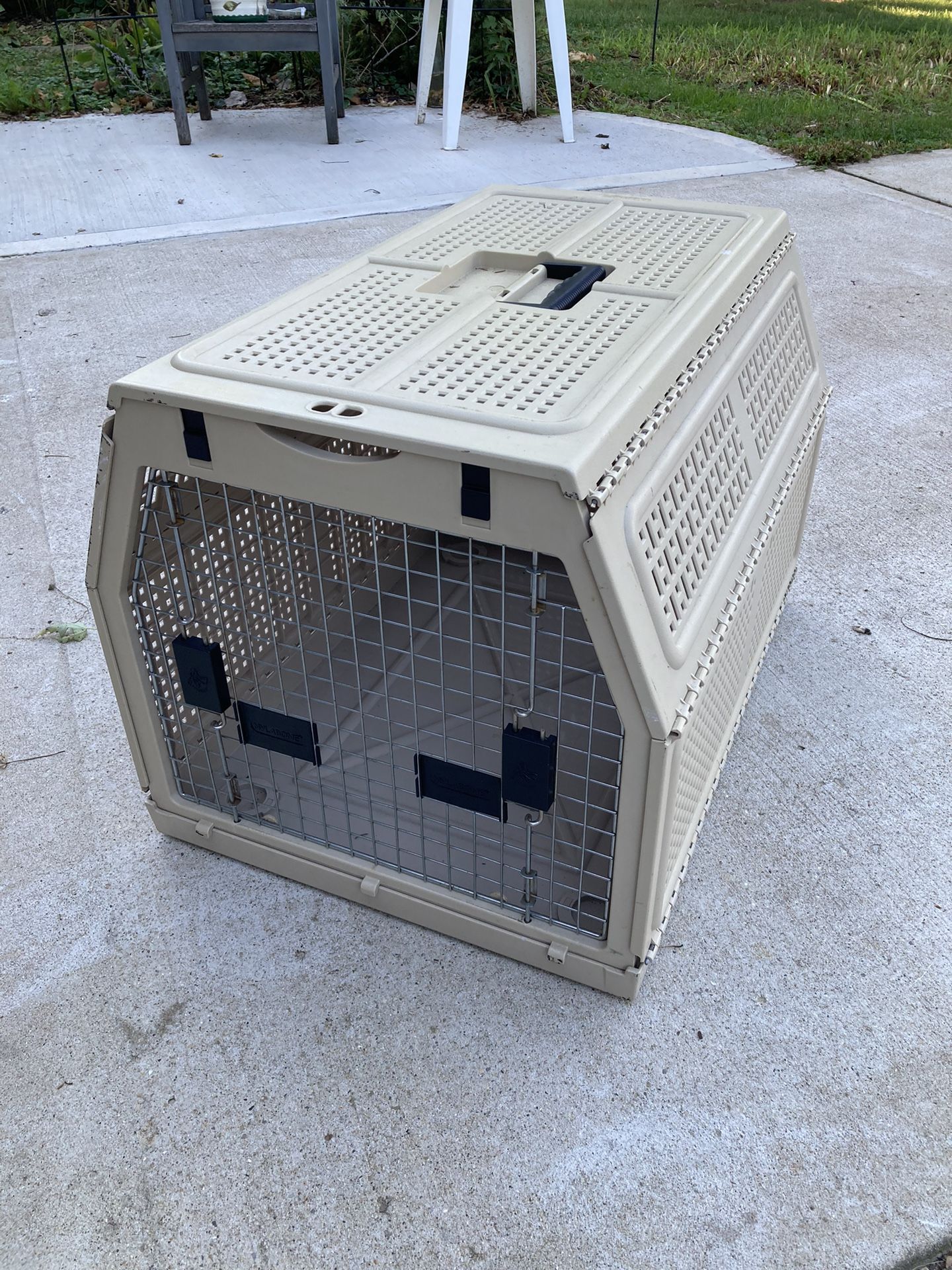 NYLABONE Collapsible Pet Carrier 20 X 27 X 19 large Folding Crate