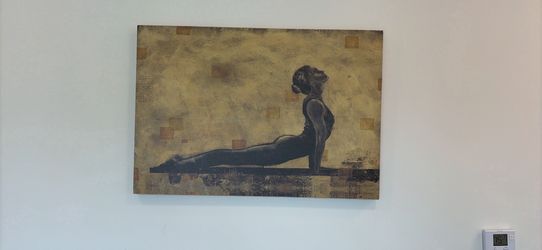 Yoga Art Canvas Print 38x26